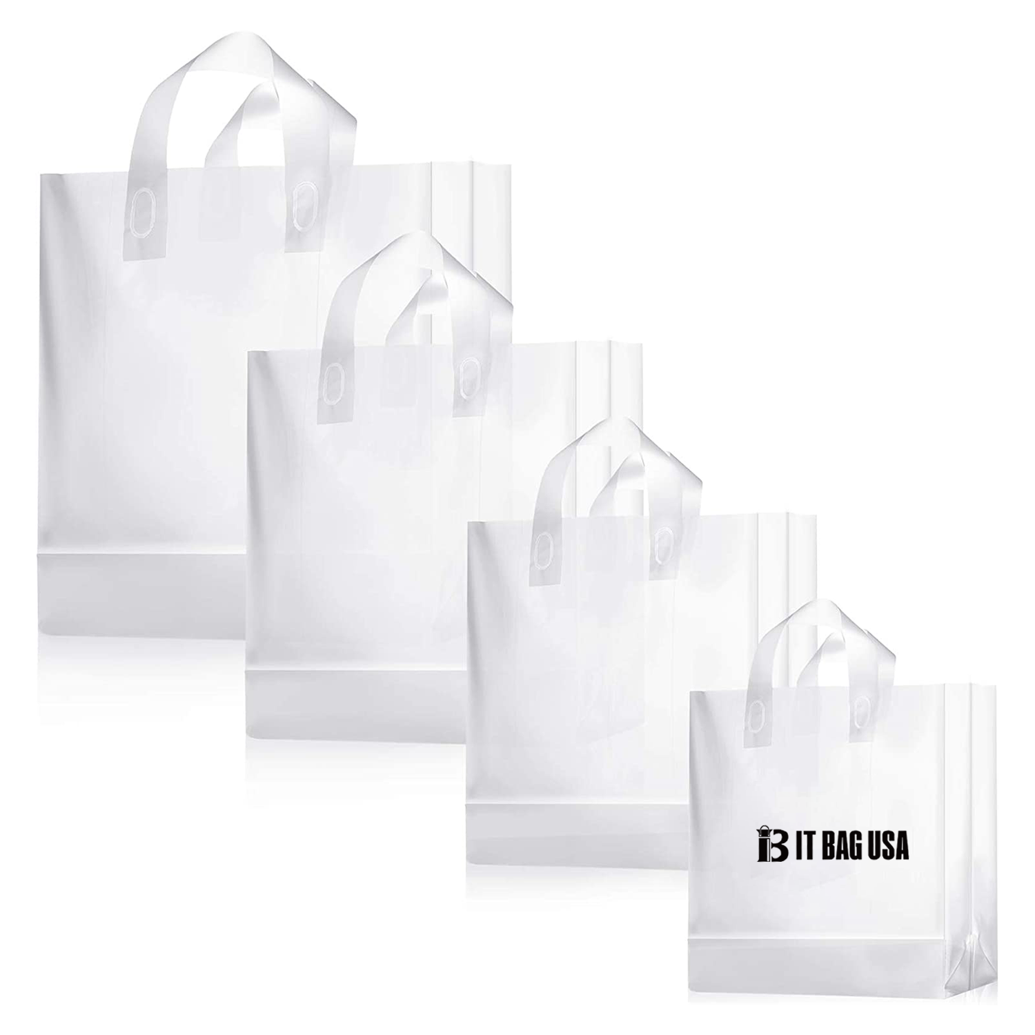 Solid Plastic Tote Bag 2