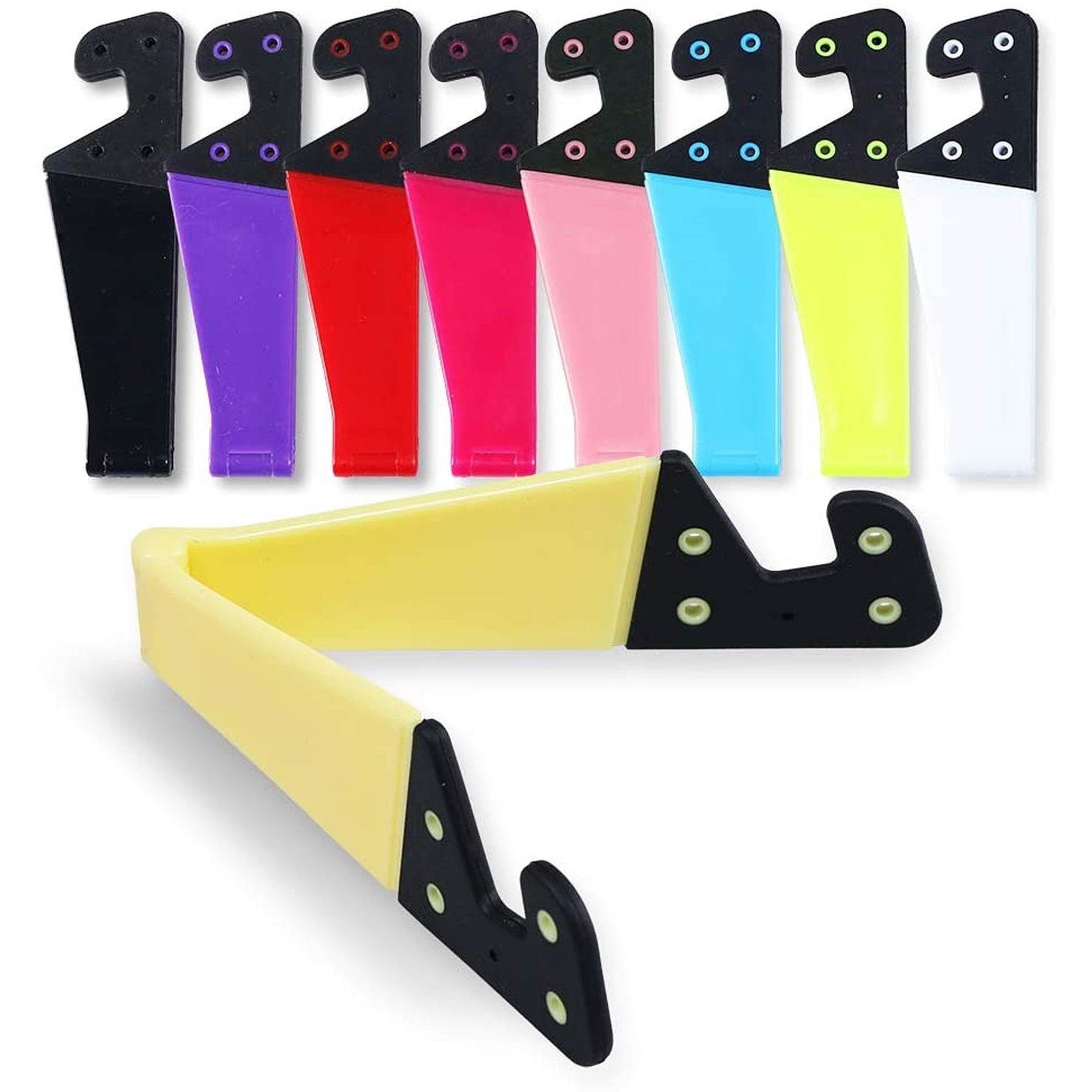Pocket Size V Shaped Foldable Phone Holder Pad Stand 4