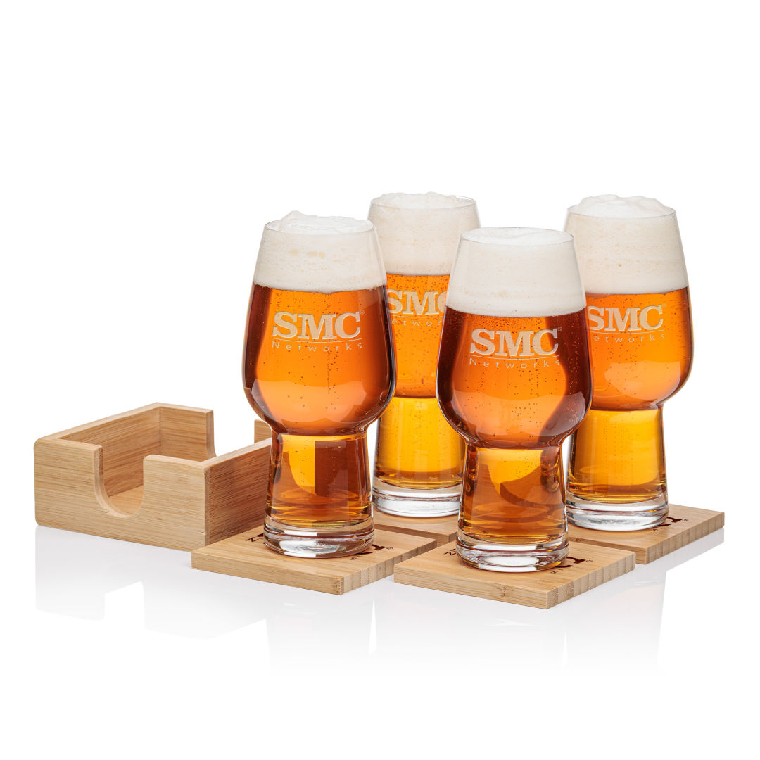 Bamboo Coaster Gift Set - Bremen