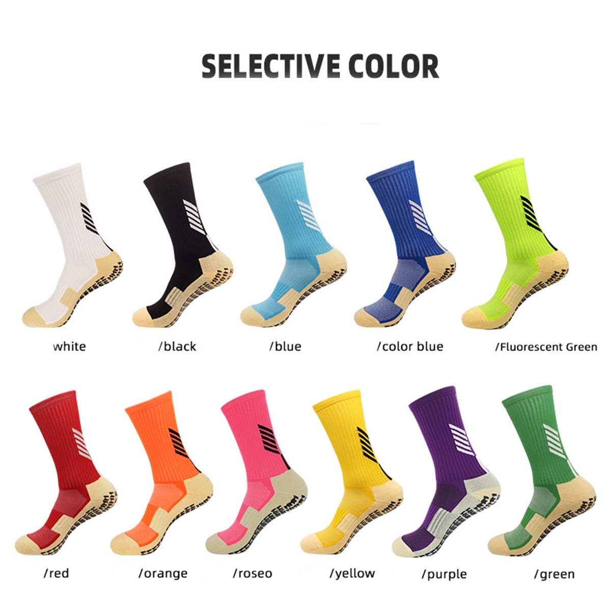 Anti-Slip Athletic Sock For Adult Kids 6