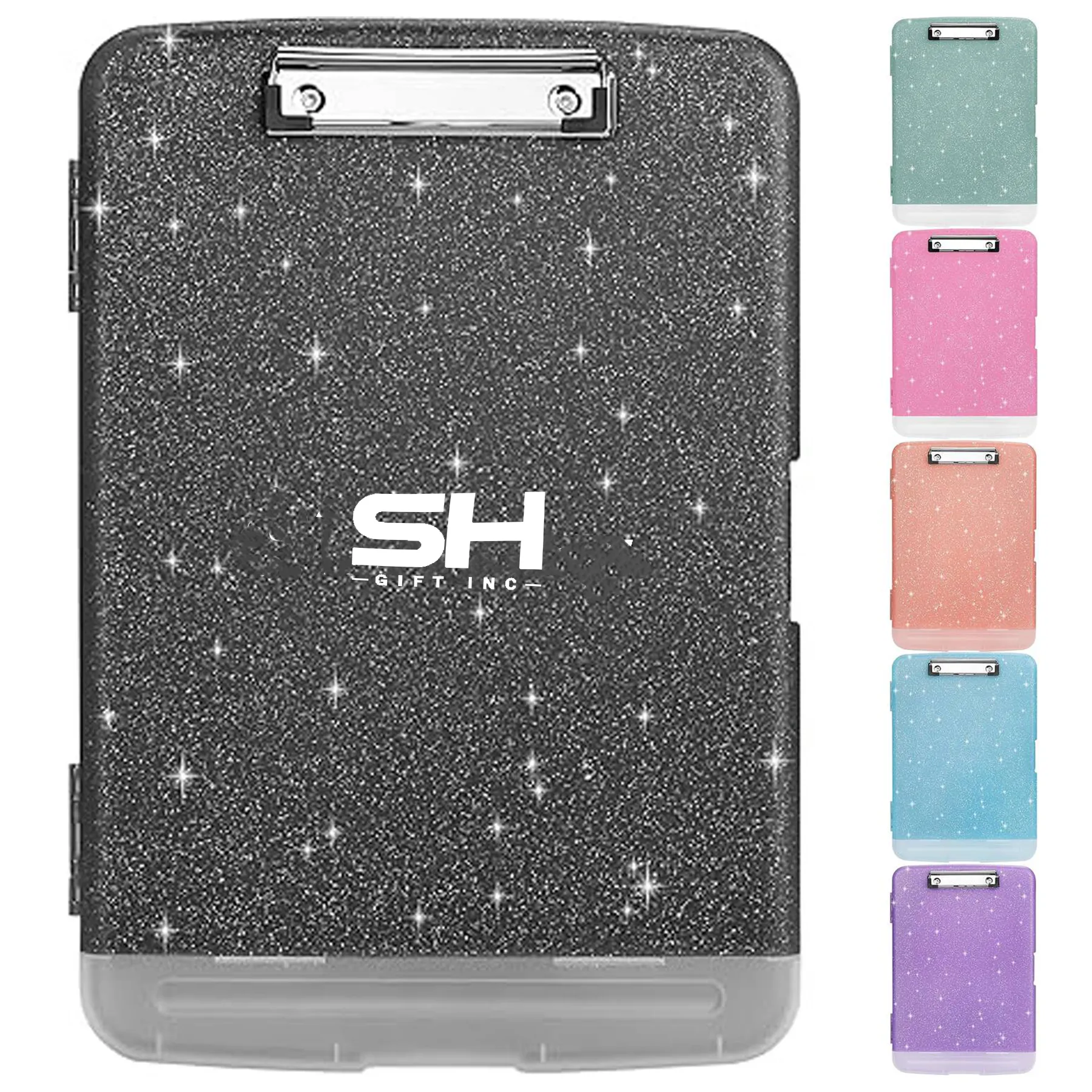 Glitter Clipboard with Storage 4
