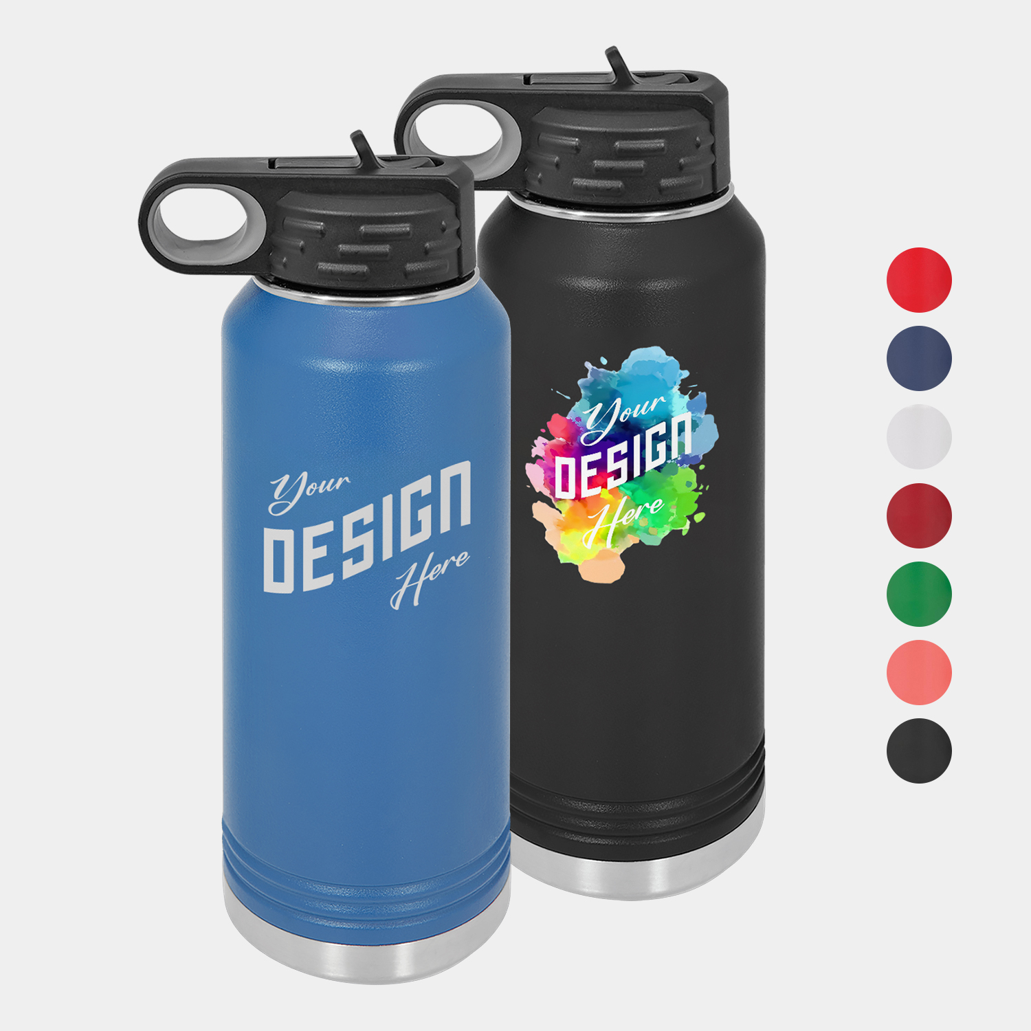 32 oz Polar Camel® Stainless Steel Insulated Water Bottle, custom water bottle with logo imprint 2