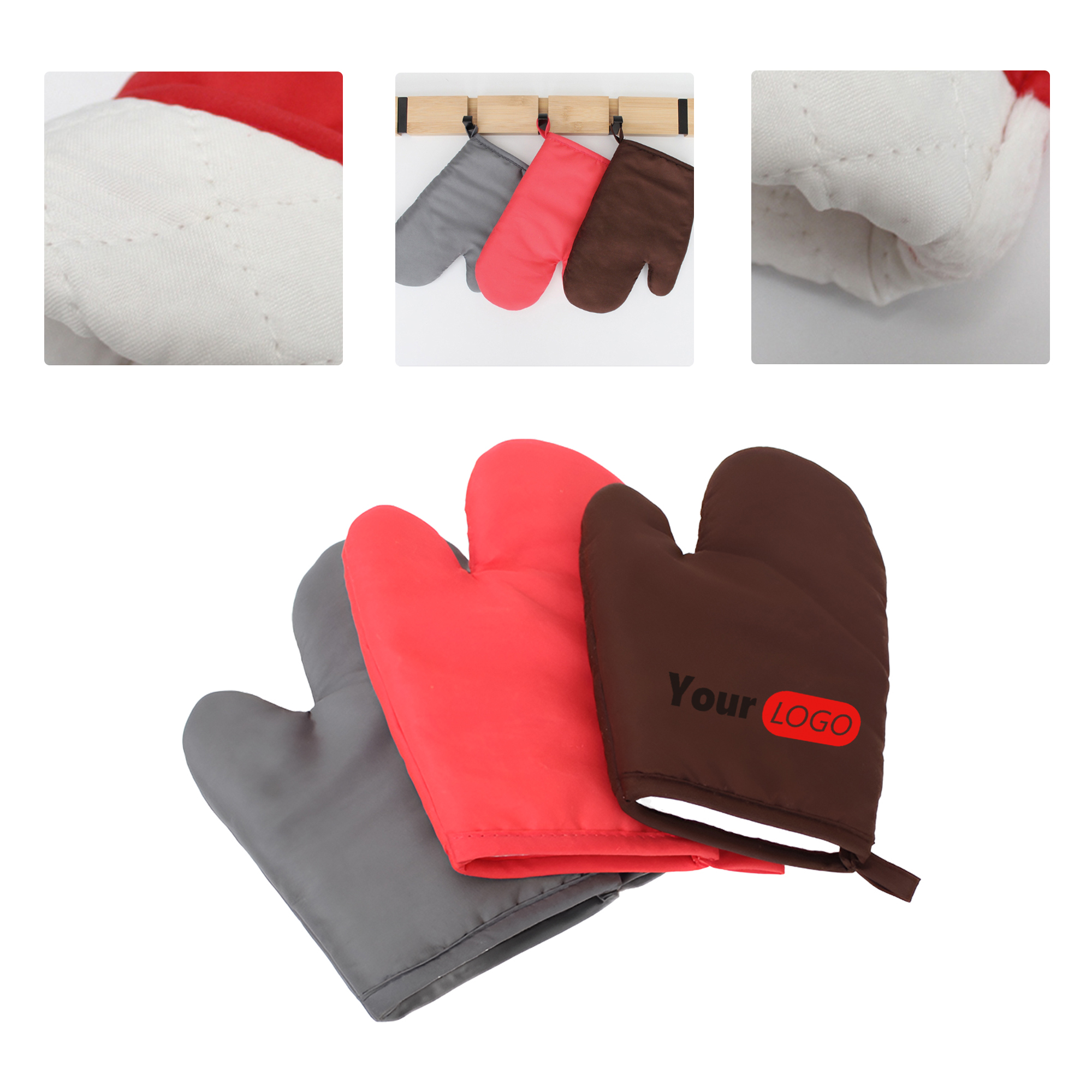 MOQ 50 Heat Resistant Oven Gloves 2