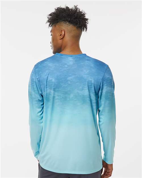 Unisex Montauk Oceanic Fade Performance Long Sleeve T-Shirt - 229 13