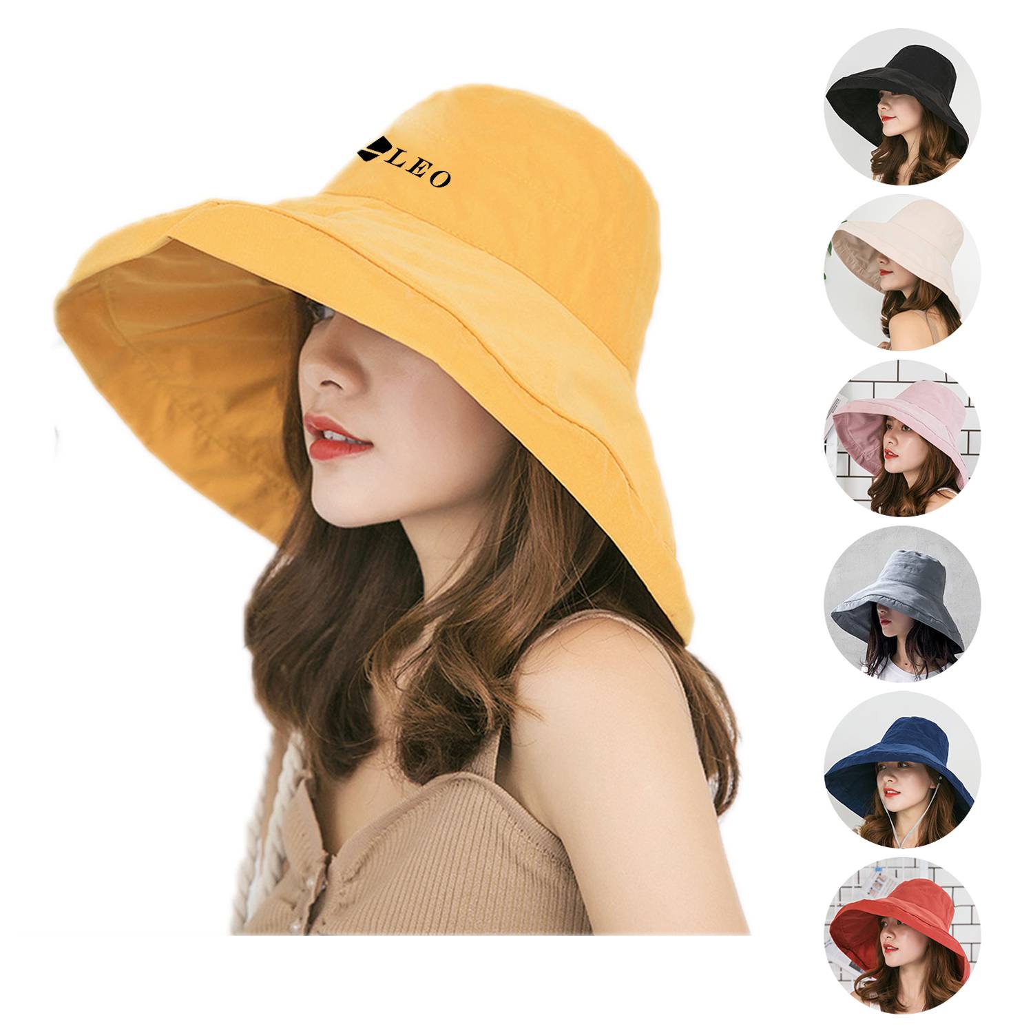 Summer Beach Cotton Bucket Hat 1