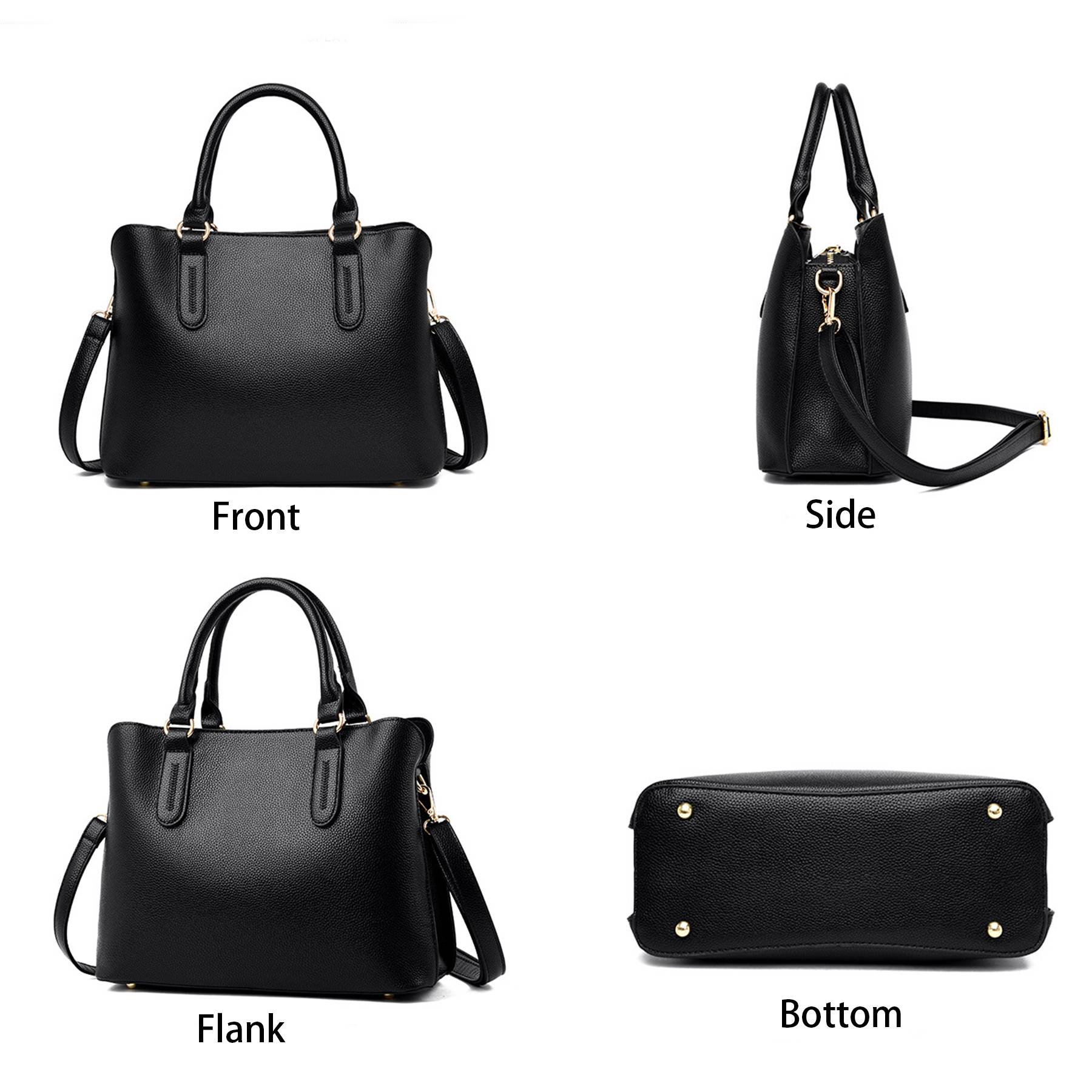 PU Satchel Bag And Simple Shoulder Handbag For Women 5