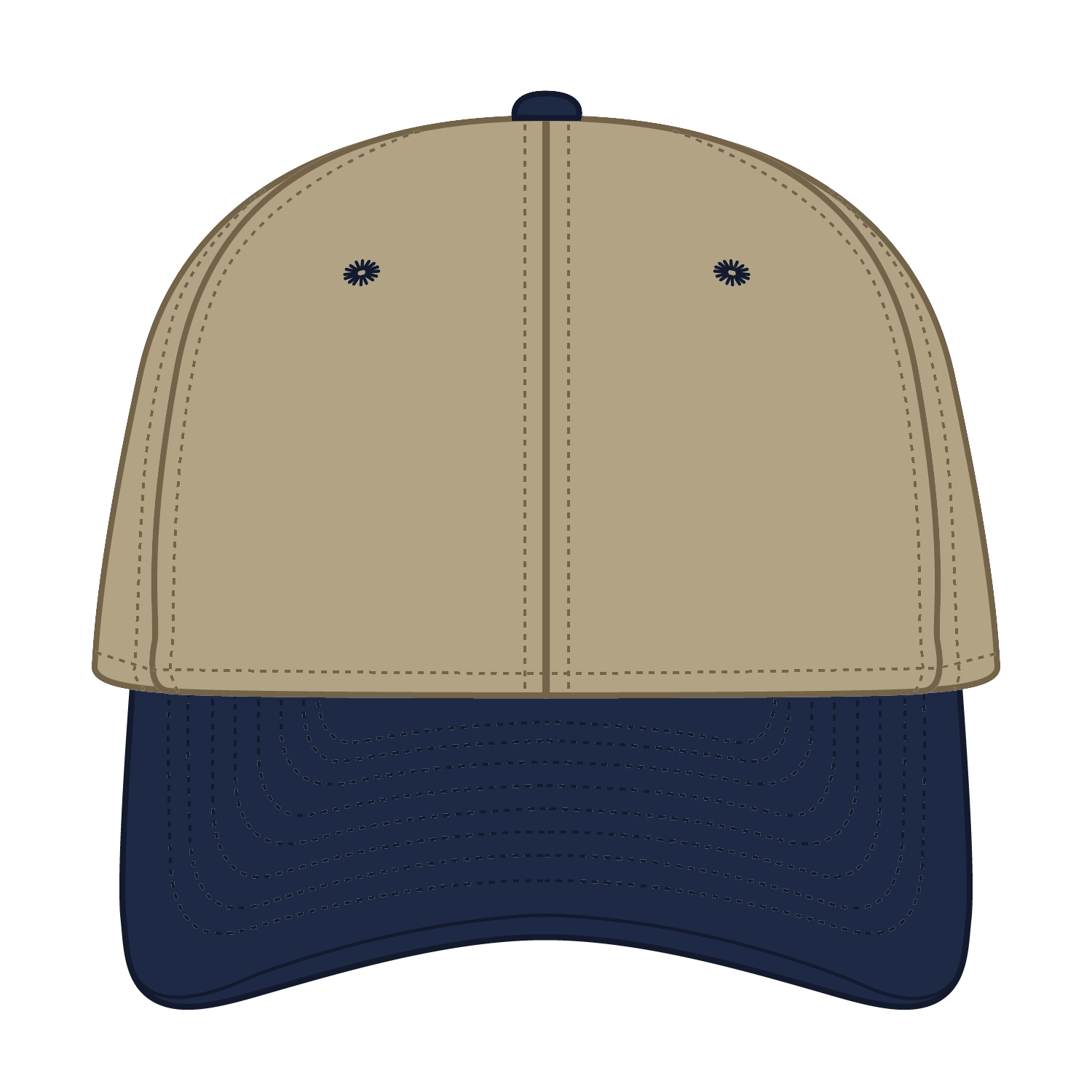 OTTO CAP® OTTO FLEX® Fitted 6 Panel Low Profile Baseball Cap 4