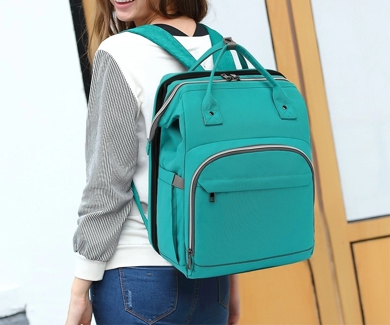 Multi Fuction Diaper Backpack With Changing Station 3