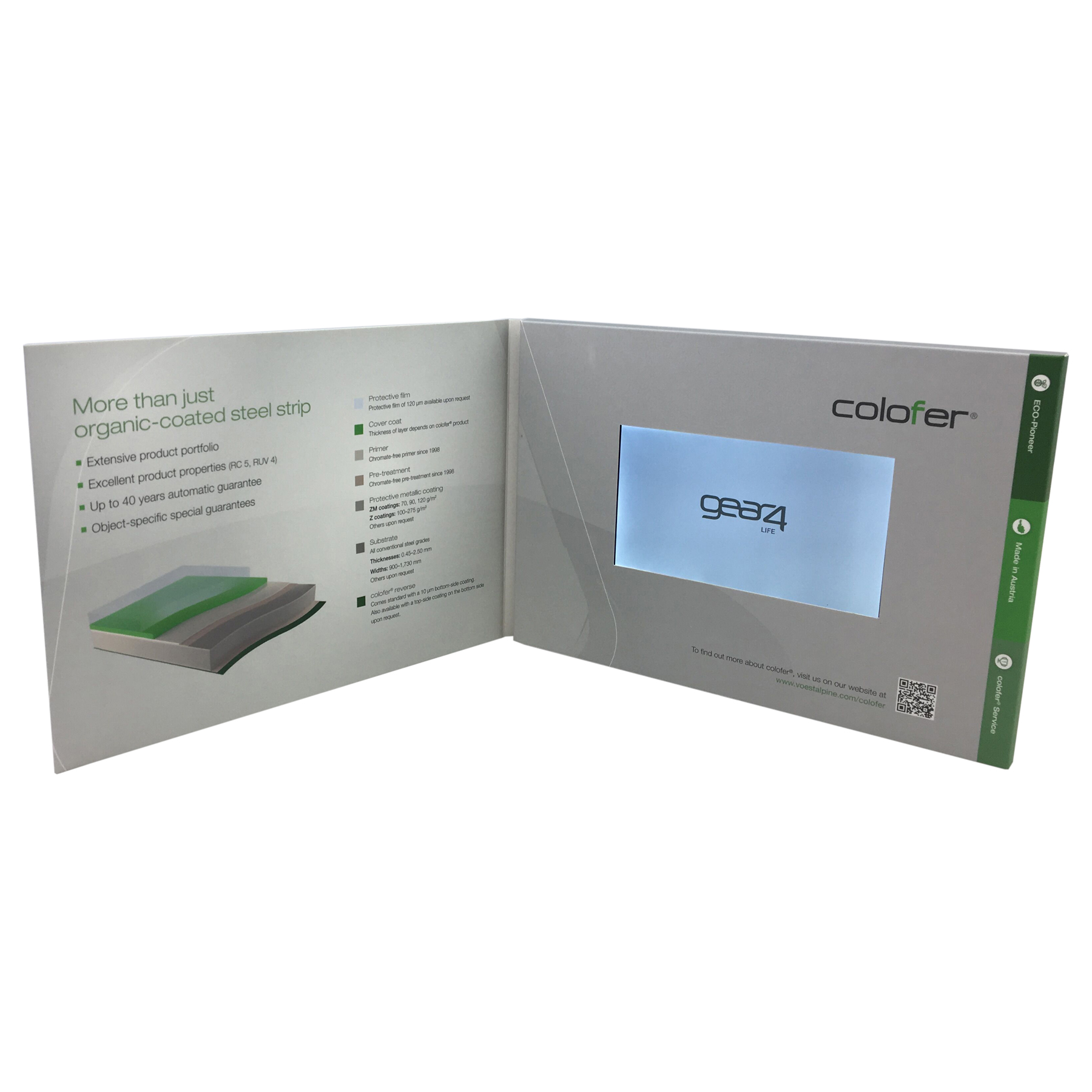 VidU 5.0" HD High-Definition Video Mailer And Brochure With Full Color Printing 7