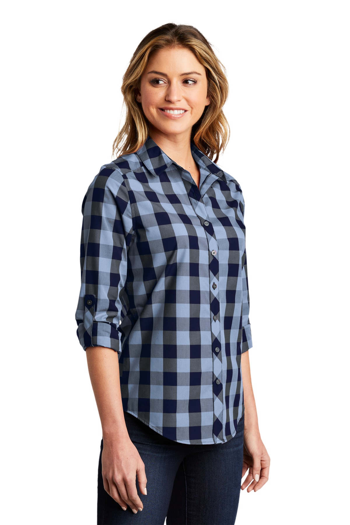 Port Authority Women's Everyday Plaid Shirt. LW670 4