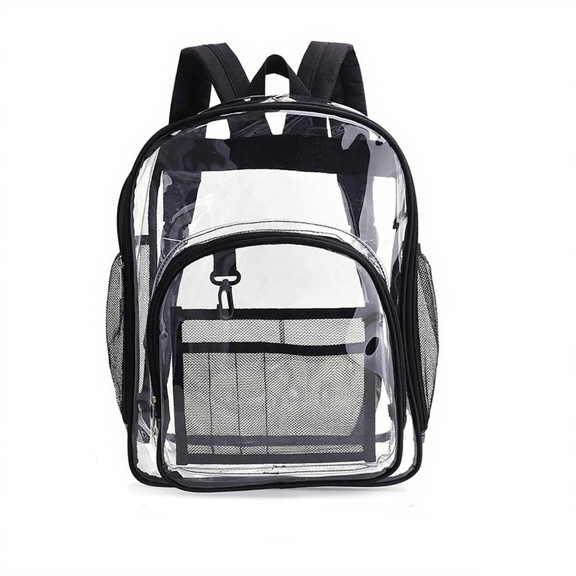 Clear Vinyl Shoulder Backpack 12" Length X 6" Width X 16" Height 8