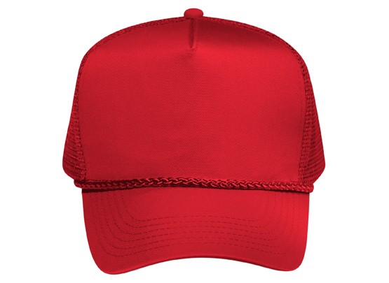 OTTO CAP® 5 Panel Mid Profile Mesh Back Trucker Hat 33