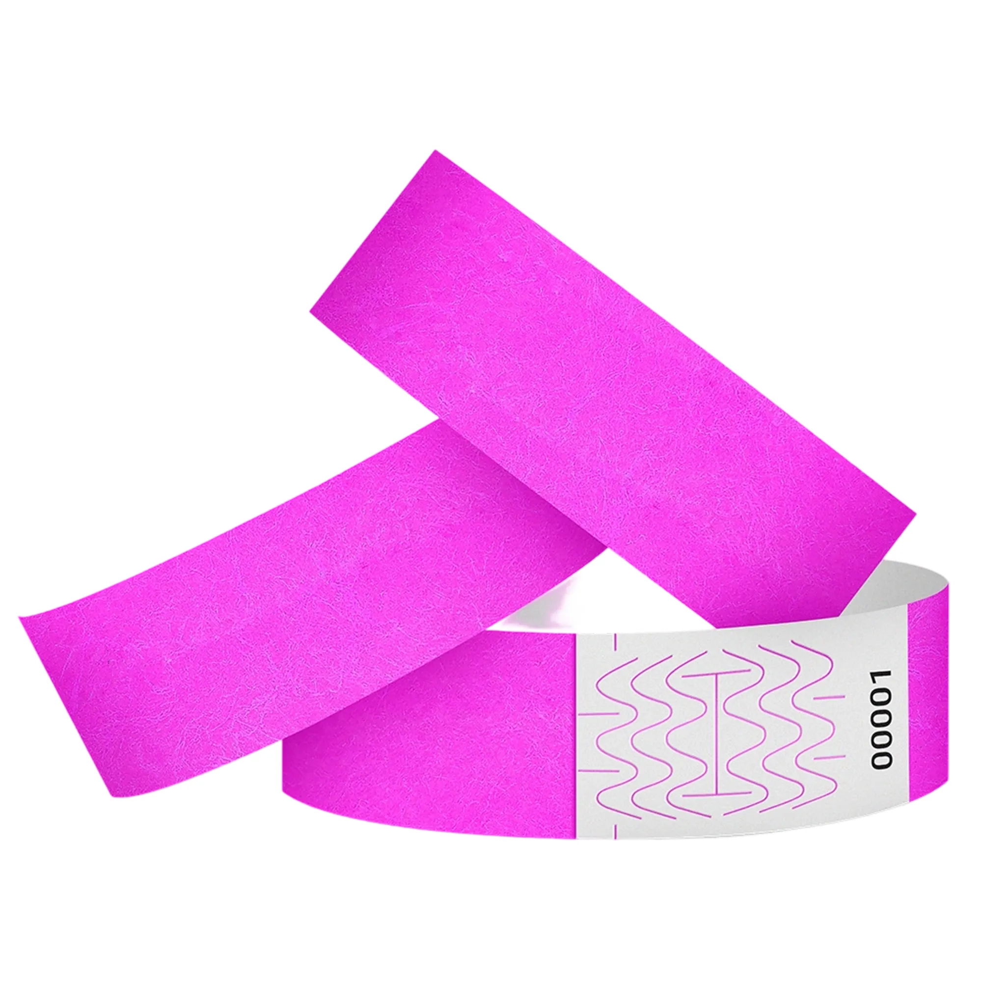 Disposable Waterproof Wristband with Anti-Tamper Code 12