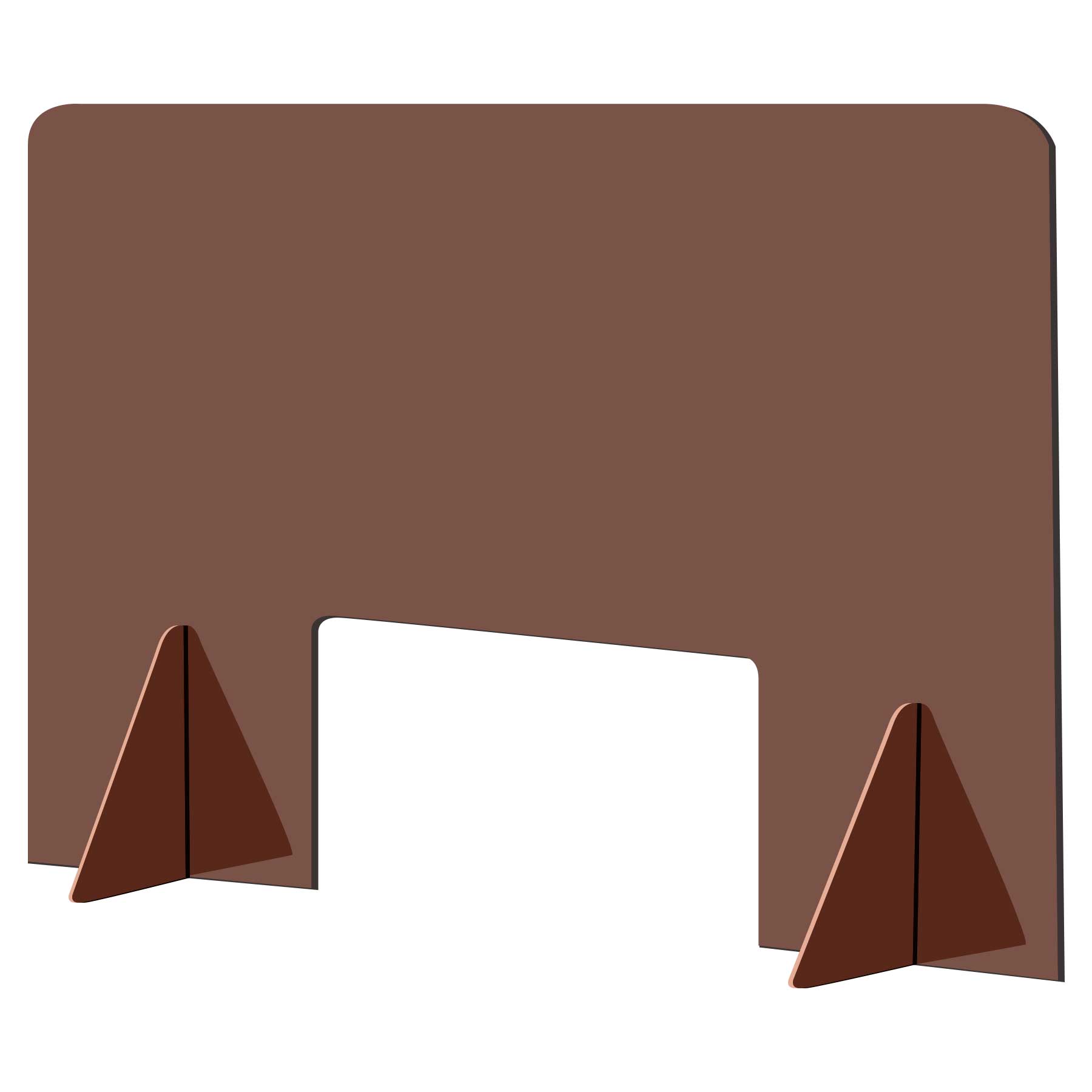 Protective Sneeze Guard For Counter And Desk 1