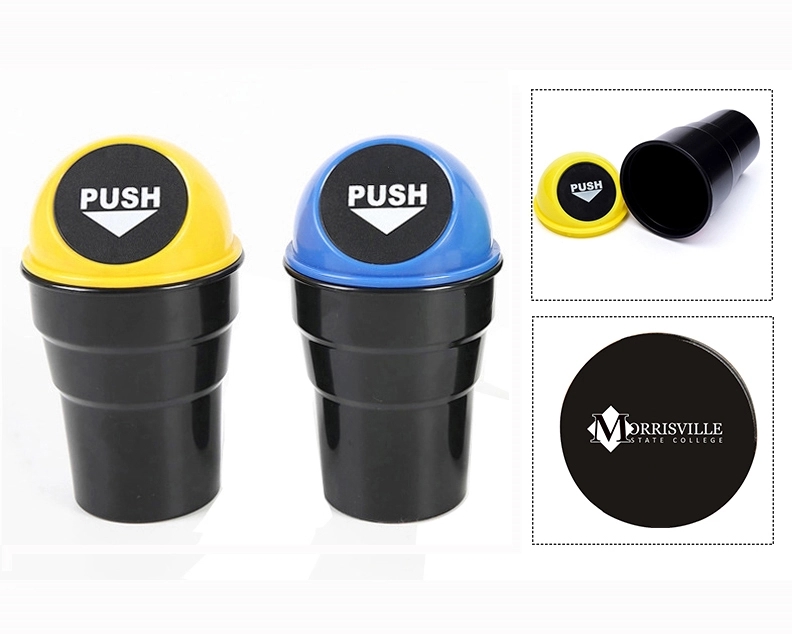 Plastic Cover Car Ashtray Trash Bin 2