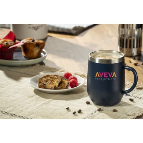Brew Copper Vacuum Insulated Mug 12oz, custom tumbler with logo imprint 30