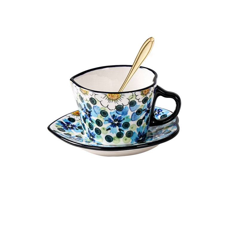 Heart-Shaped Handle Mug Coffee Cup 7