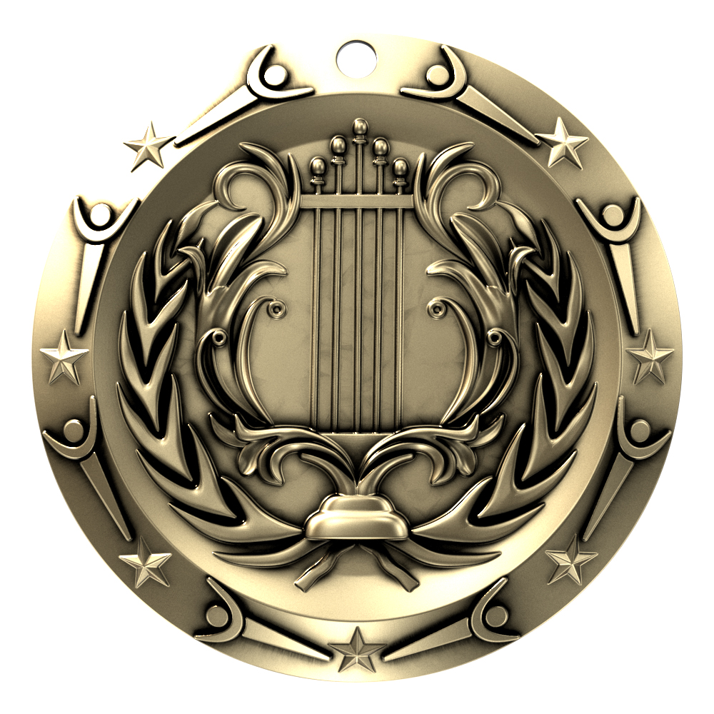 Music World Class Medallion (3")