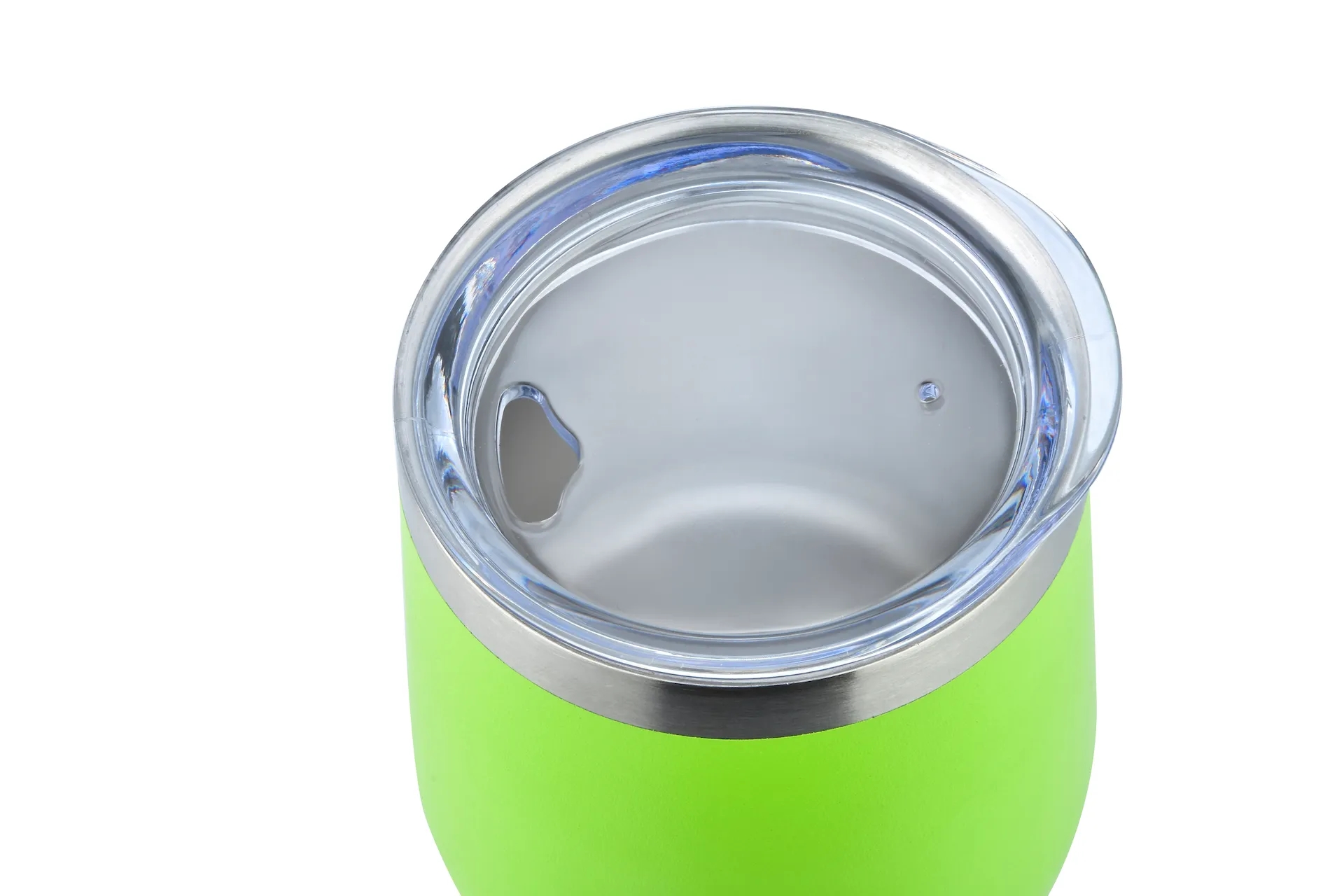 12oz Powder Coated Stainless Double Wall Vacuum Wine Cup 18