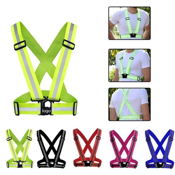 Adjustable Safety Reflective Suspender 2