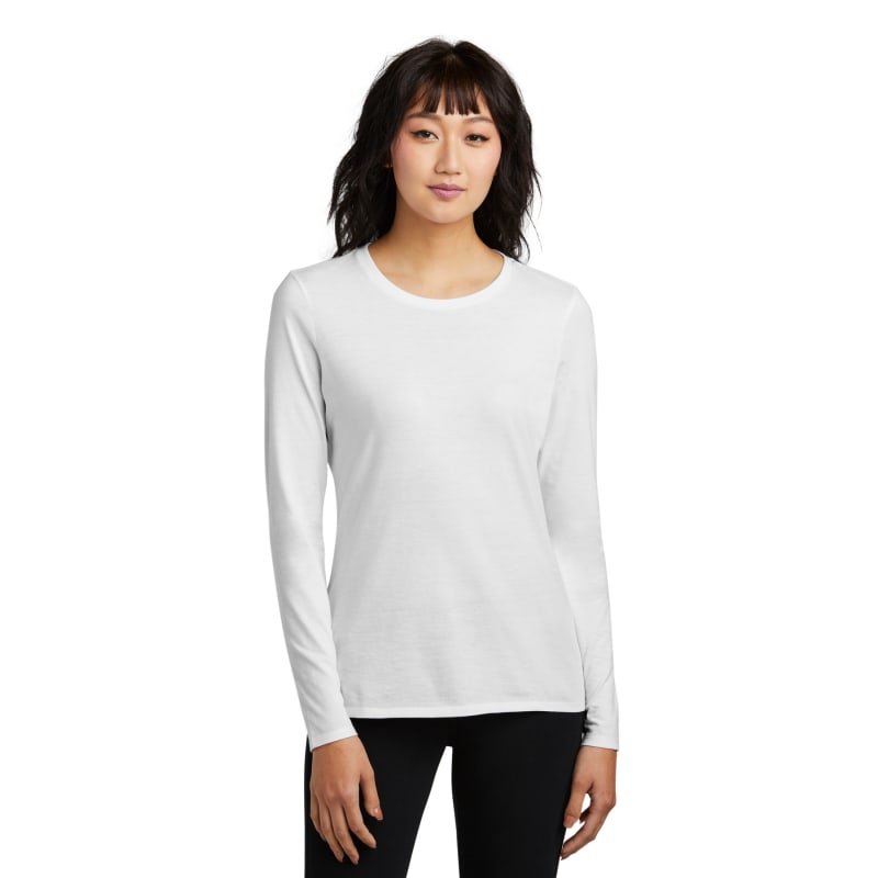 District Women's Perfect Blend CVC Long Sleeve Tee 3