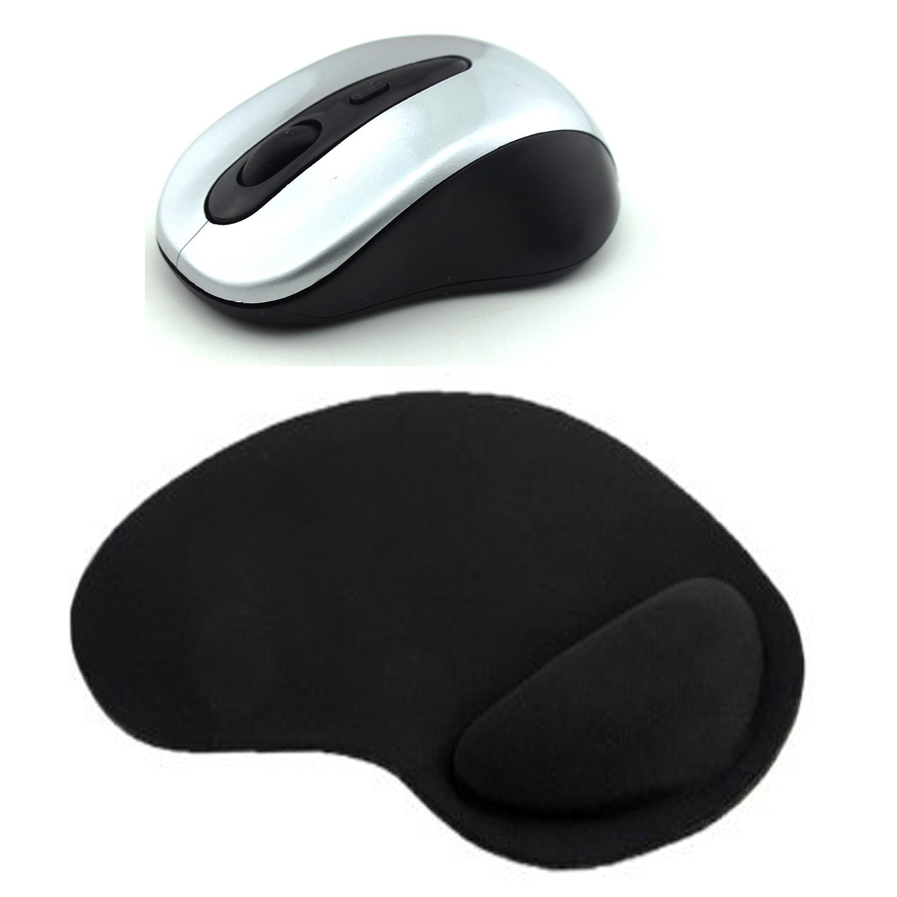 iBank ® 2.4GHz Wireless Mouse + Wrist Rest Mouse Pad 2
