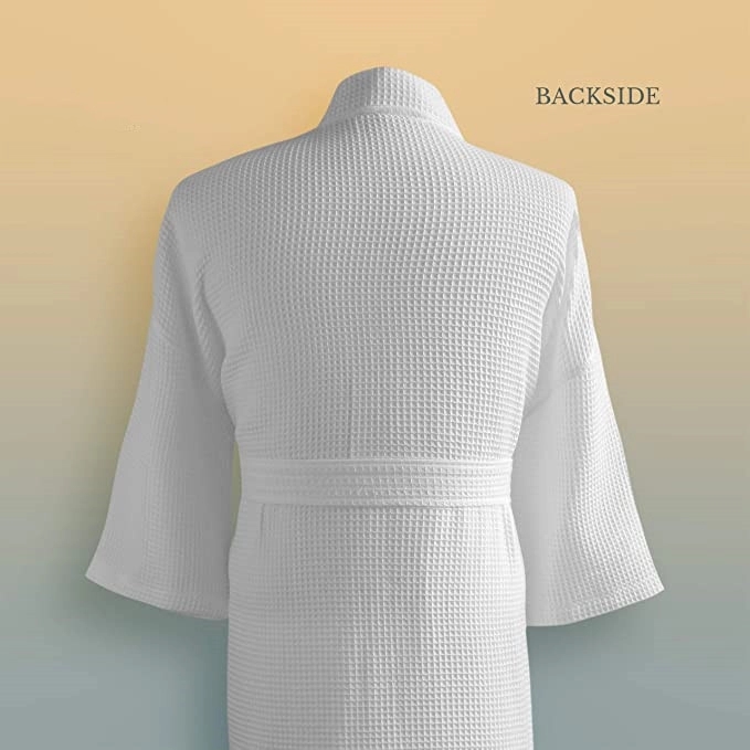 Waffle Weave Spa Bathrobe 4