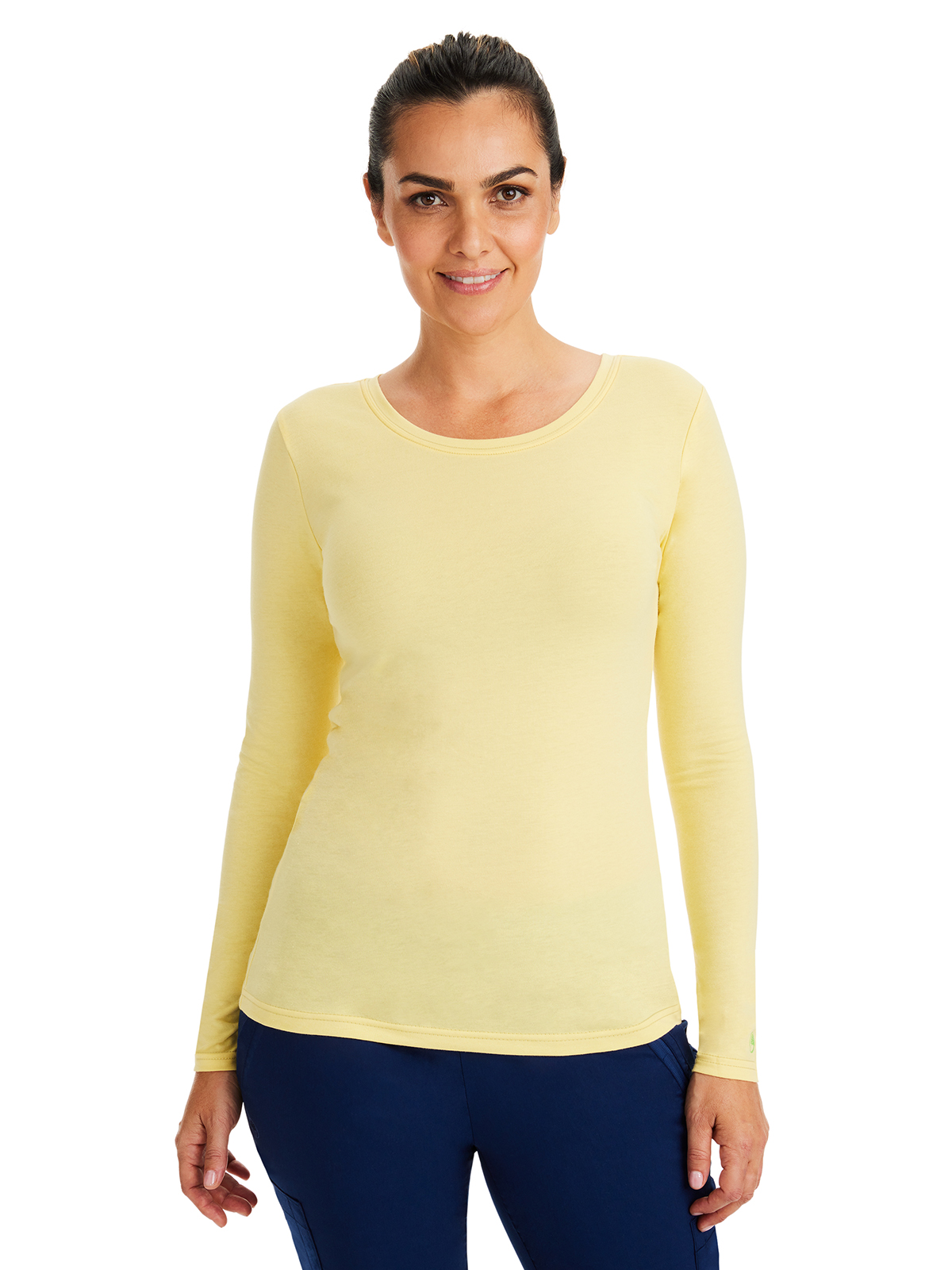 Healing Hands - HH Knits - Women's Pocketless Melissa Long Sleeve Underscrub Tee 23