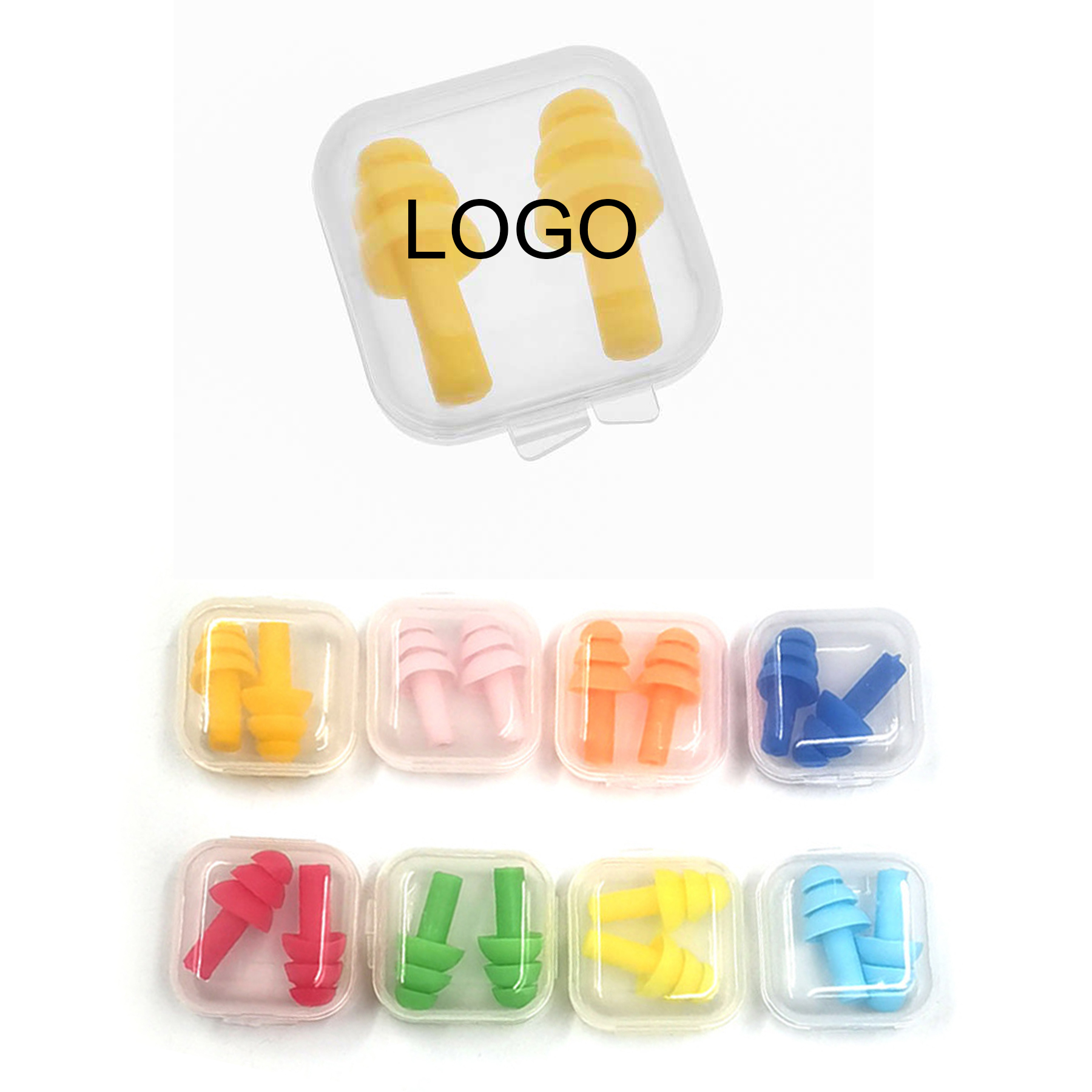 Silica Gel Ear Plugs In Case 2