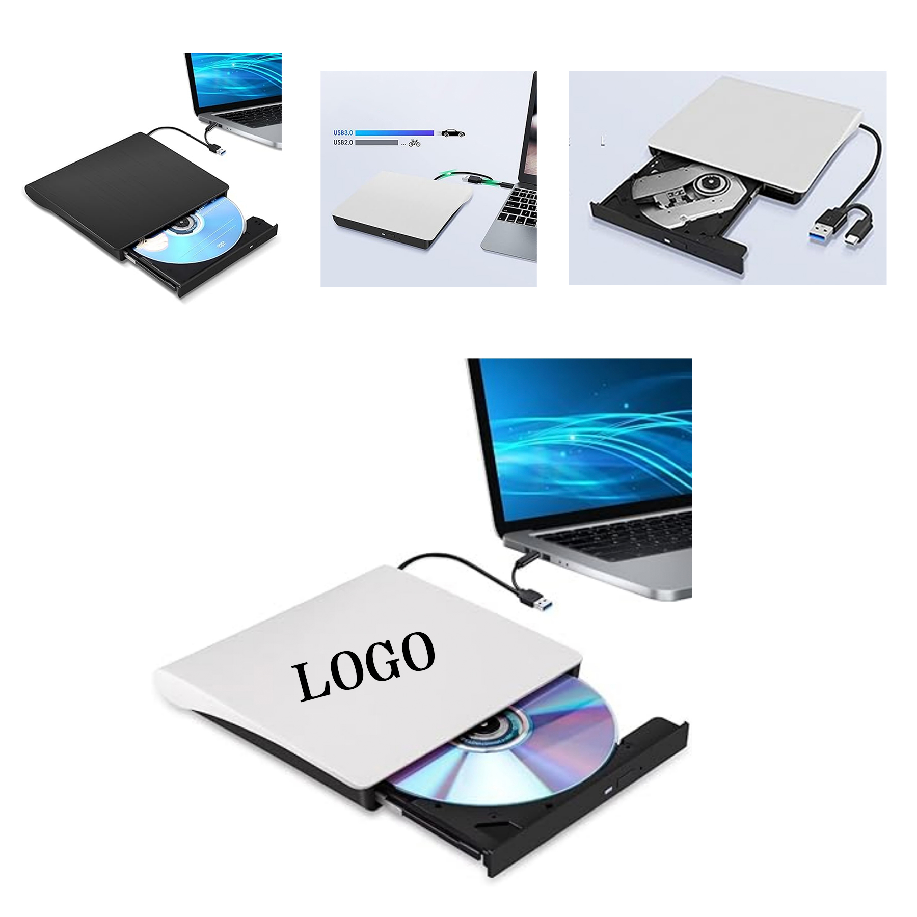Laptop External CD DVD Drive 3