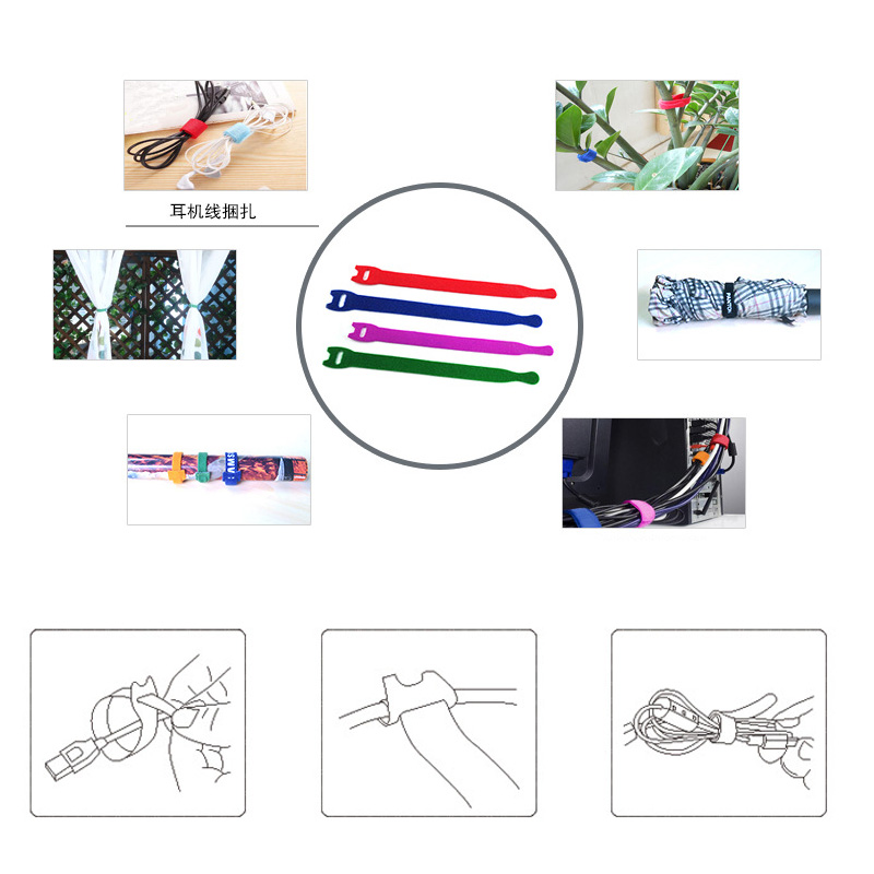 Nylon Magic Tape Tie 2
