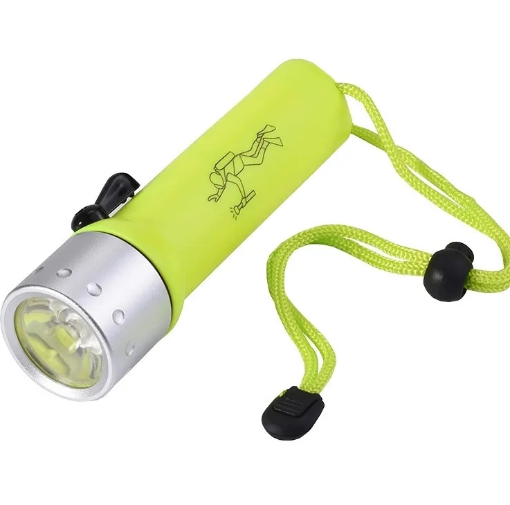 IPX8 Dive Light, 4xAA (Not Incl), 3 Modes, 80ft Waterproof 2