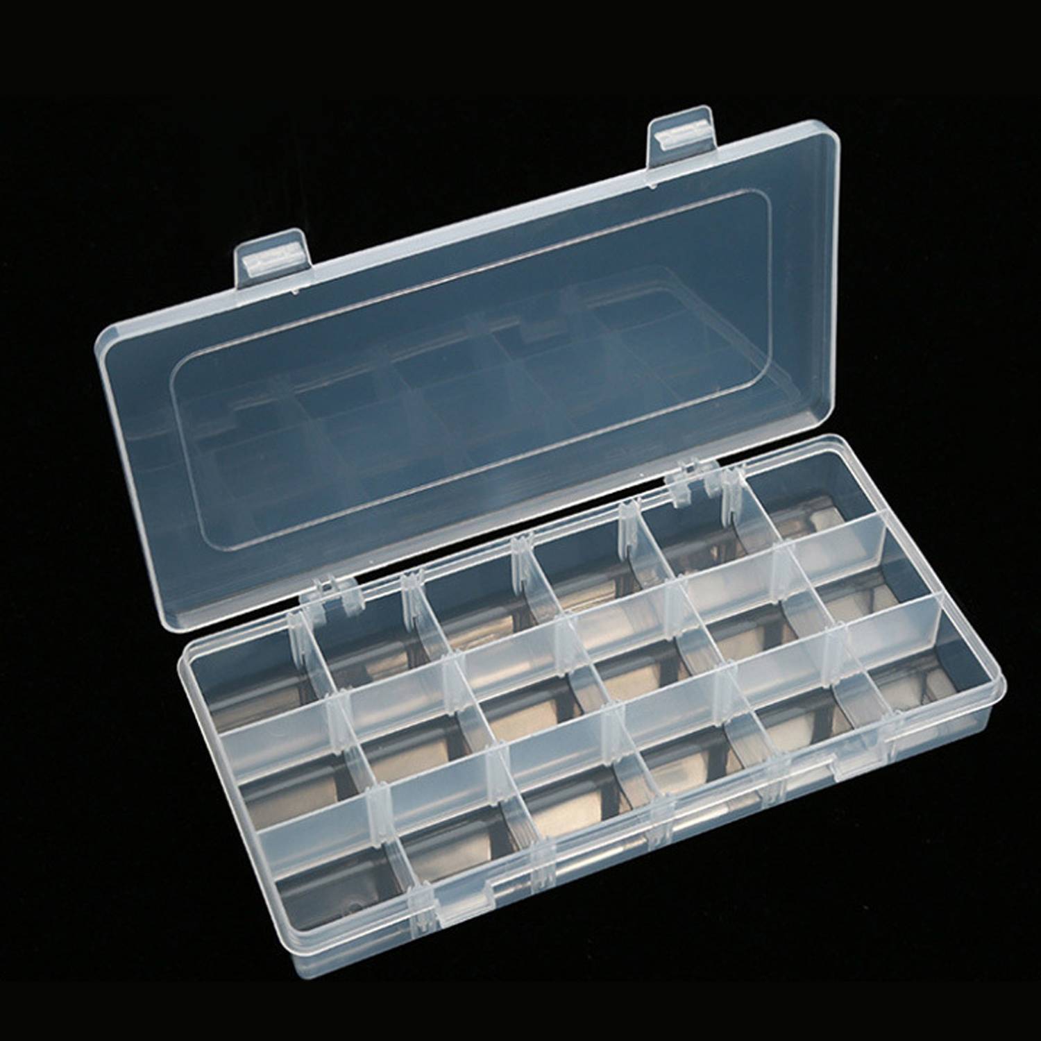 Portable Plastic Parts Organizer Tool Box w/ Compartments 3