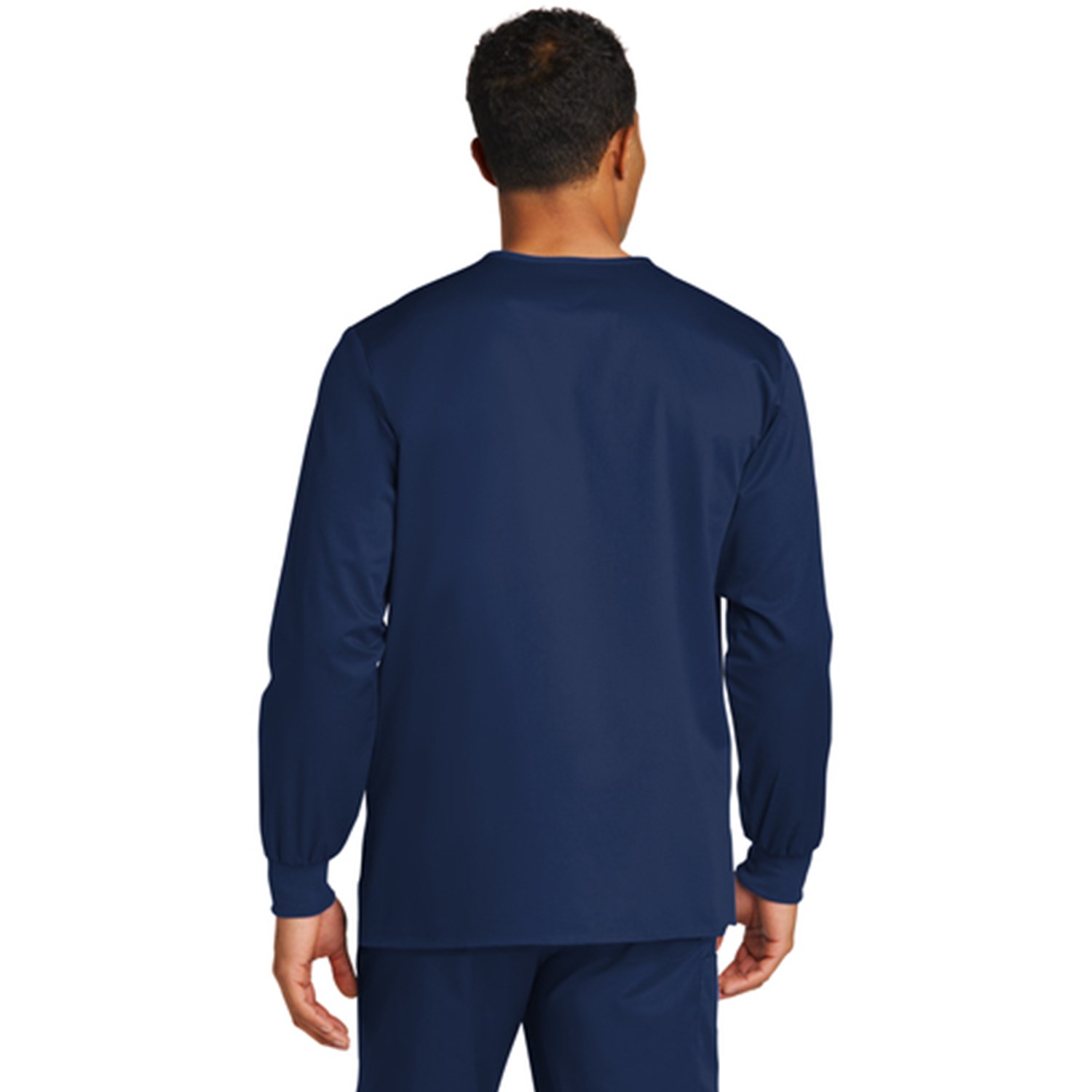 WonderWink® Unisex WorkFlex™ Snap-Front Scrub Jacket 3