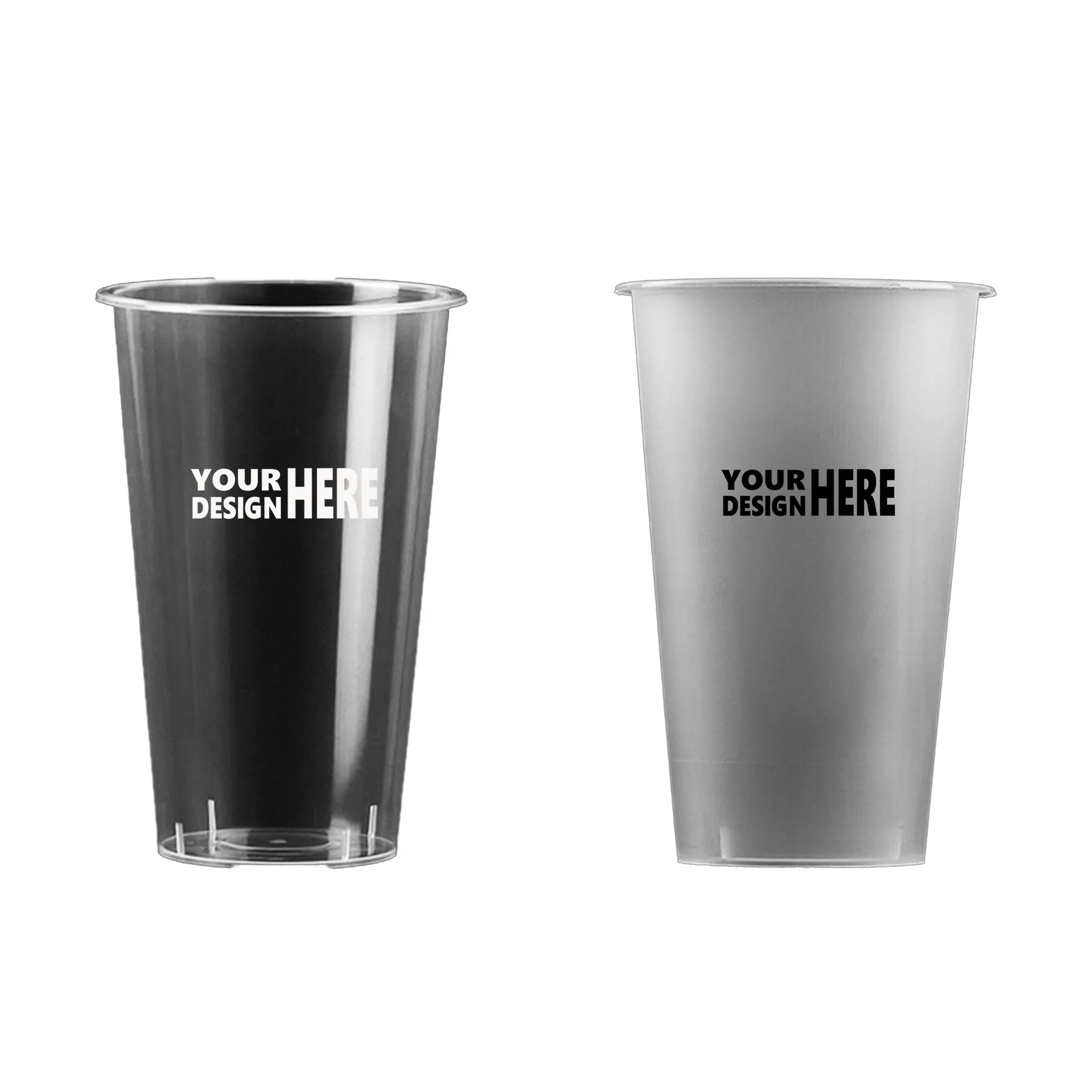 Clear Injection Molded Plastic Cups, 16.2oz