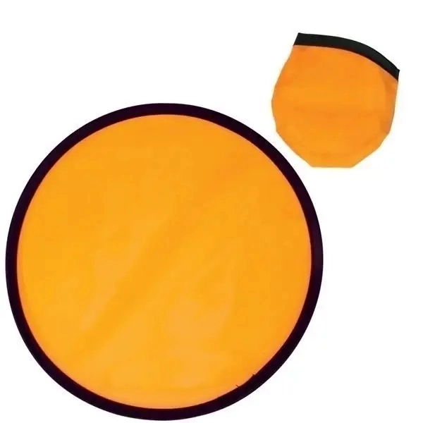 Budget Nylon foldable flying disc With Storage Pouch 2