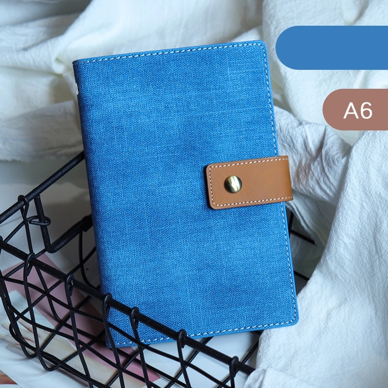 PU Leather A5/A6 Business Travel Journal Binder Notebook 22
