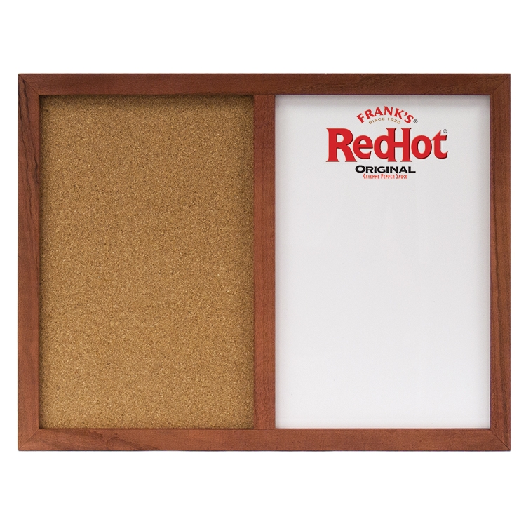 Oak Frame Combination Board 24" x 18"