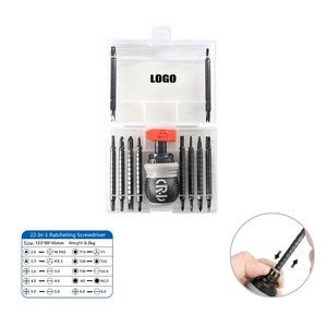 18-in-1 Multifunction Ratcheting Screwdriver Set with Ergonomic Grip 8