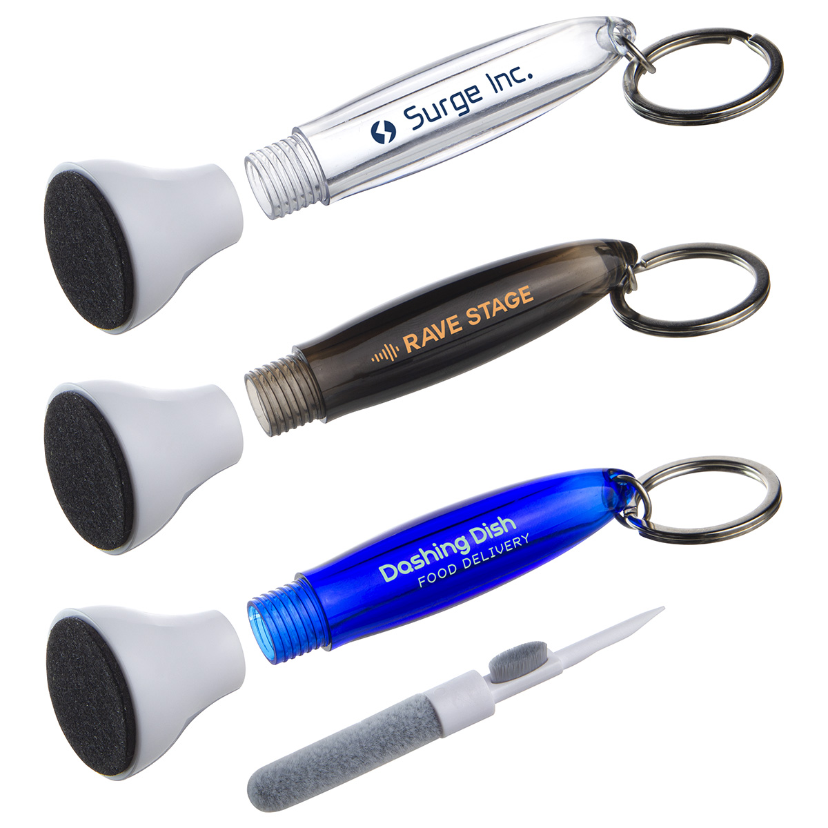 Swab Microfiber Earbud & Screen Cleaner with Key Ring 17