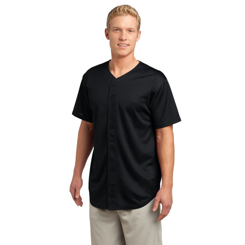 Sport-Tek PosiCharge Tough Mesh Full-Button Jersey. 21