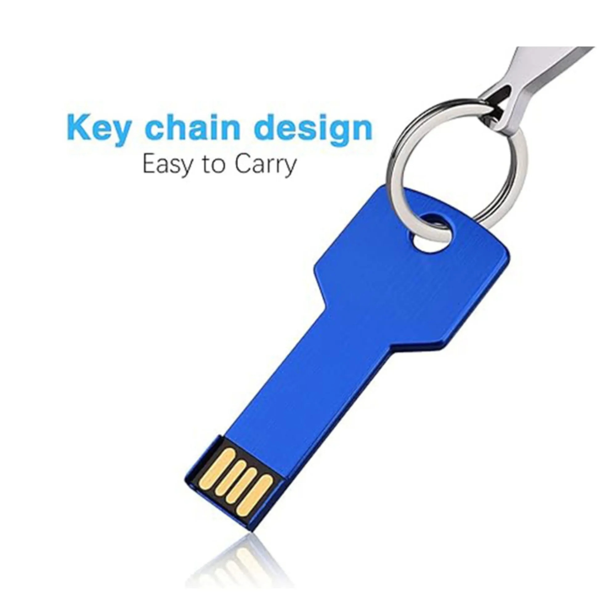 32GB Creative Metal Keychain USB Flash Drive 7