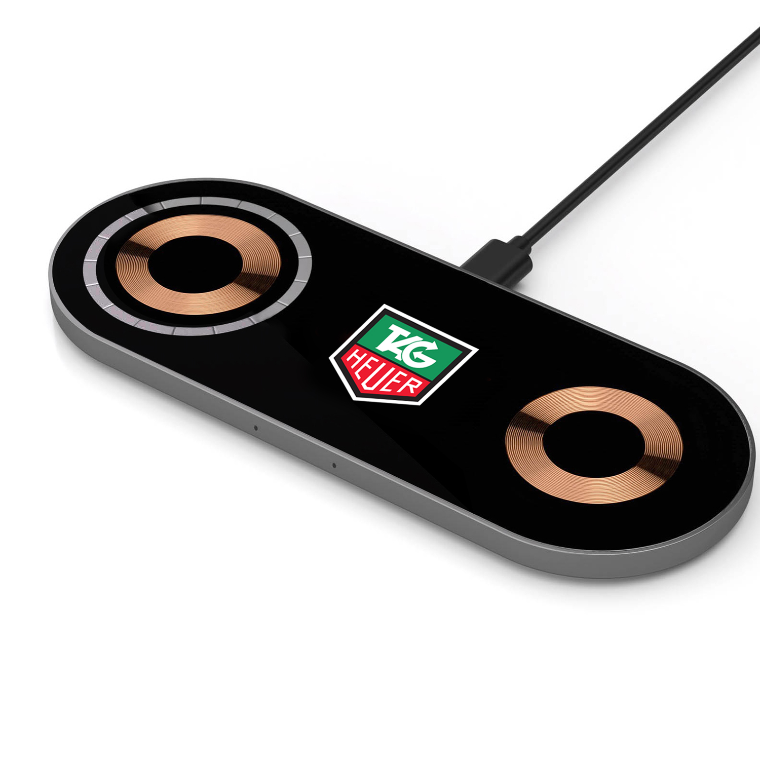 Glass Top Dual Wireless Charging Pad 3
