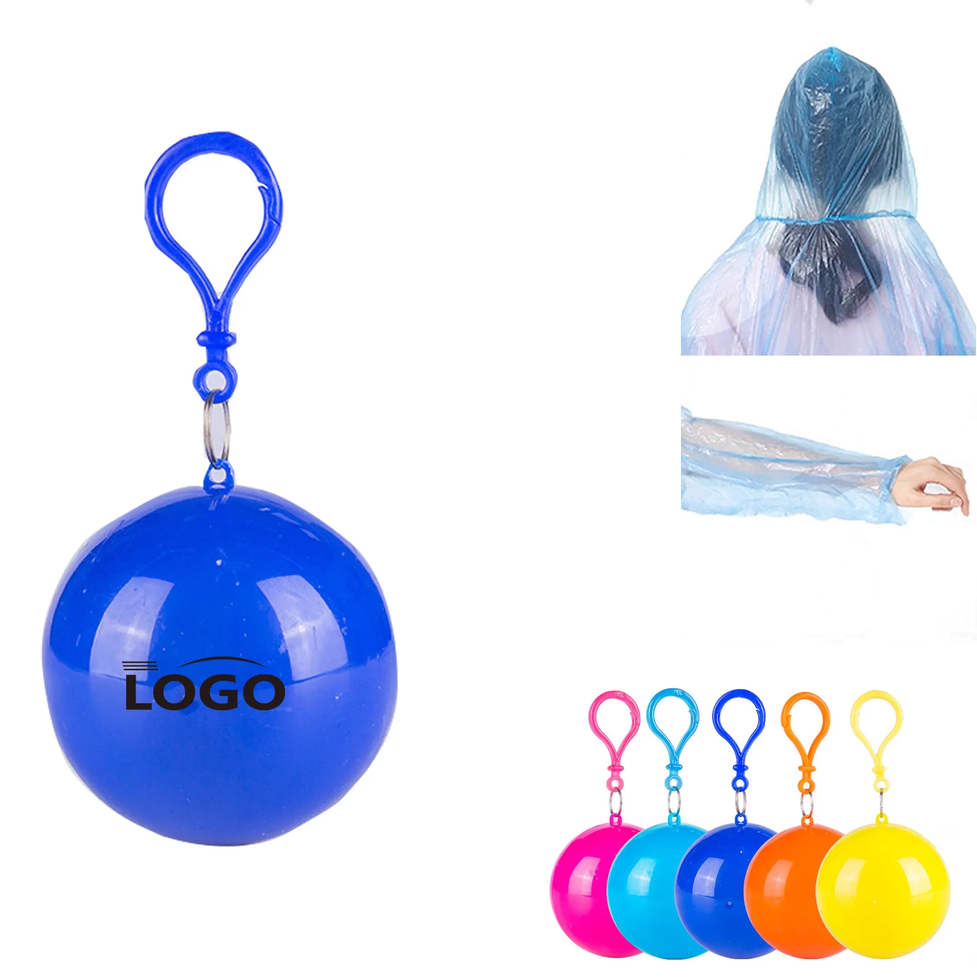 Outdoor Portable Disposable Raincoat Ball MOQ 10pcs 6