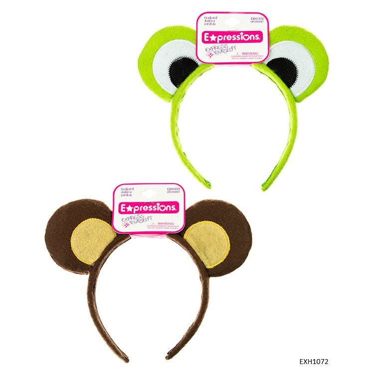 Animal Ear Headbands - Frog & Bear 2