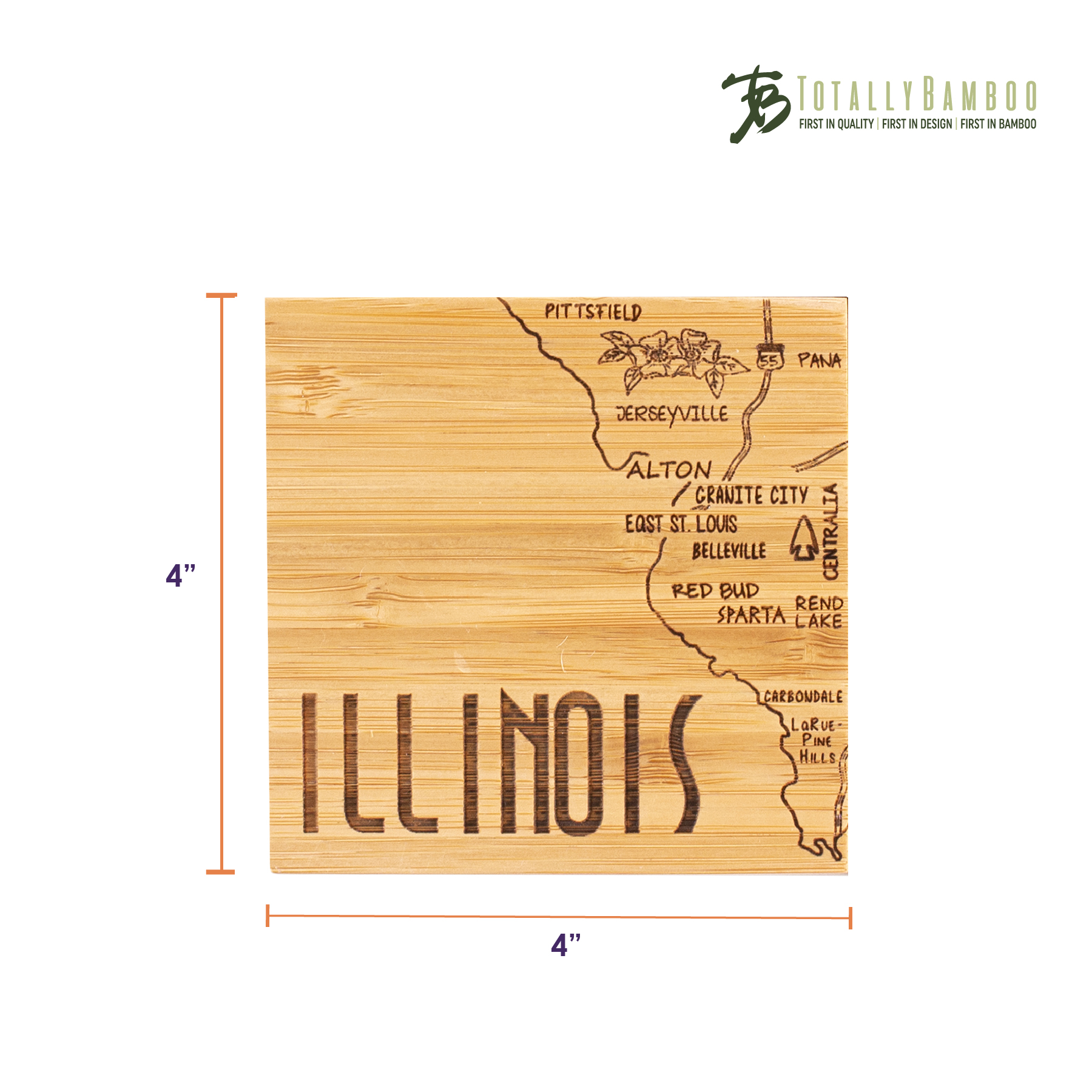 Illinois Puzzle Coaster Set 7
