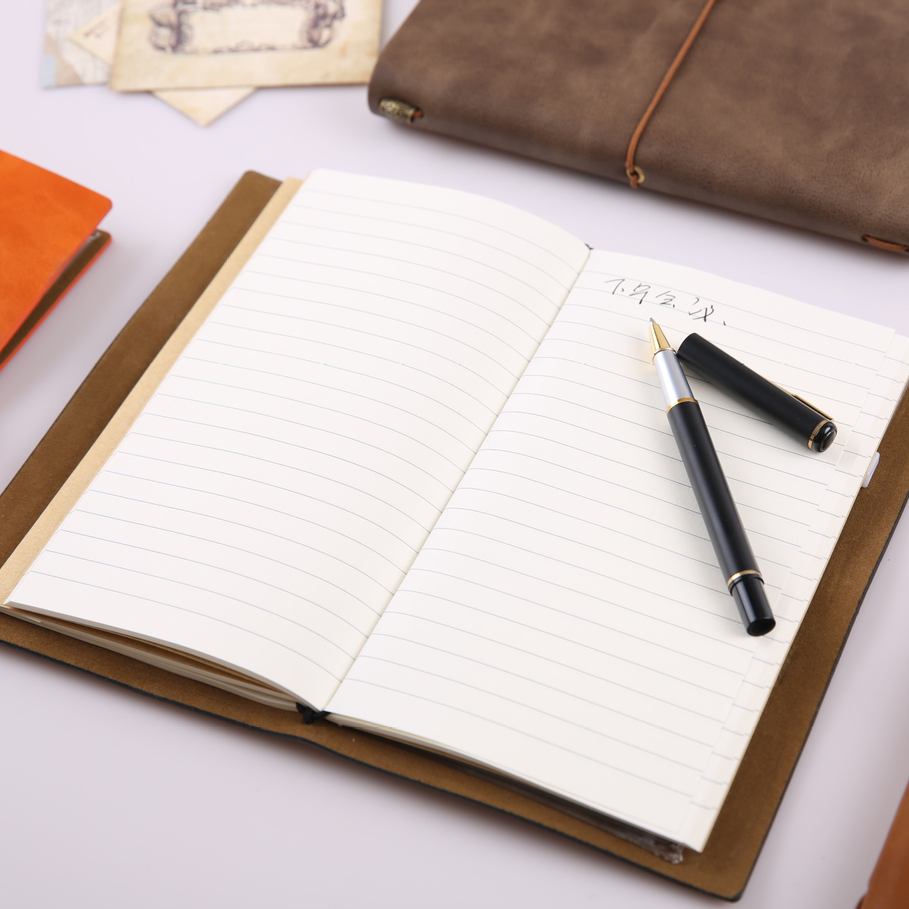 A6 Size Leather Travel Retro Journal Book 5