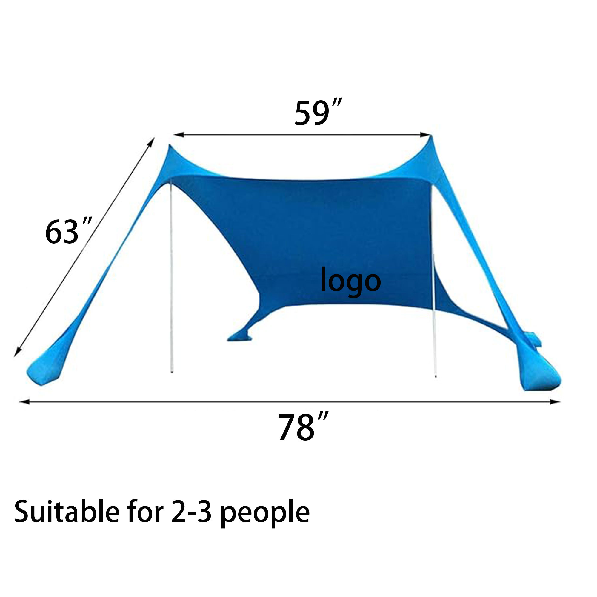 Beach Tent W/ Carry Bag 2