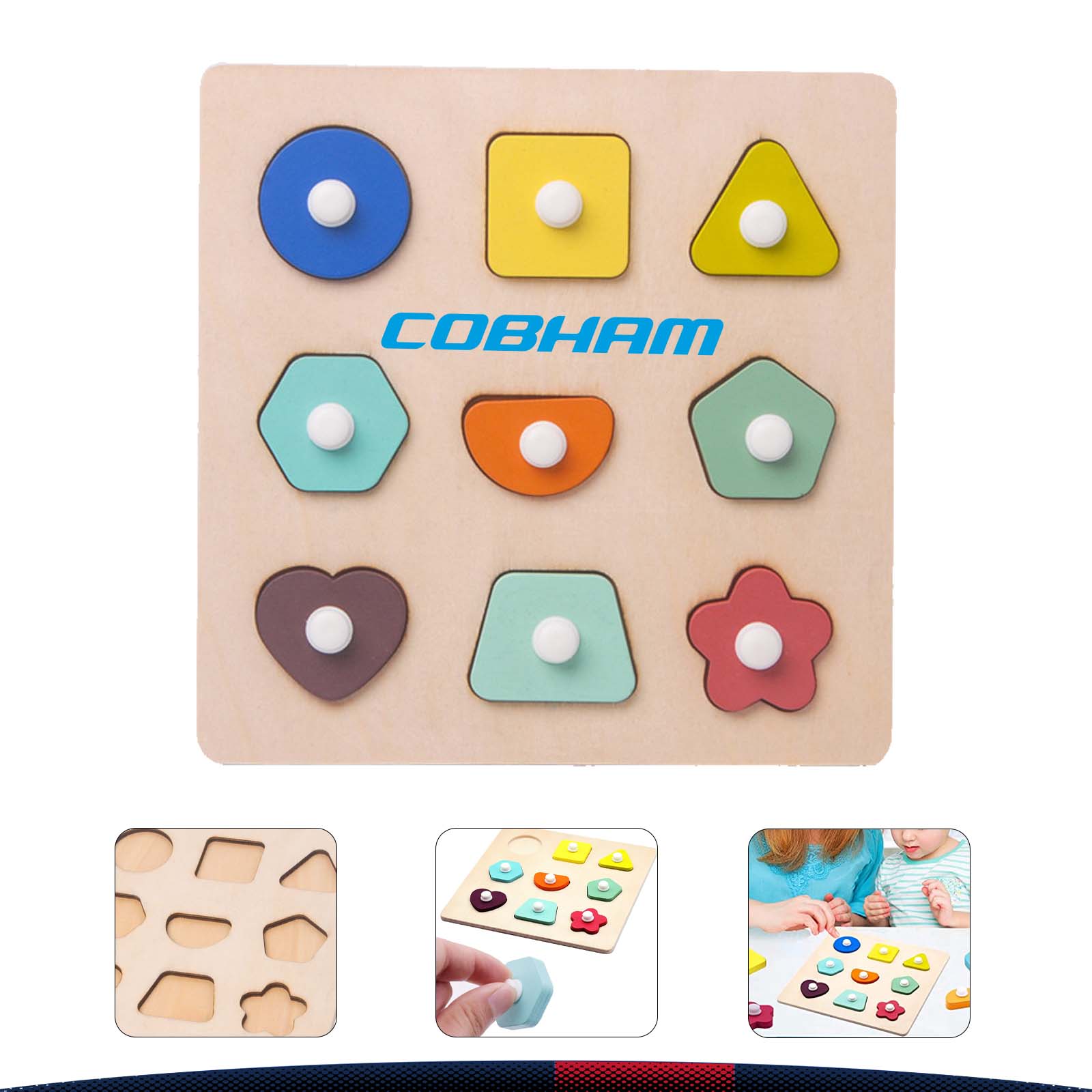 Wooden Shape Puzzle Set 2