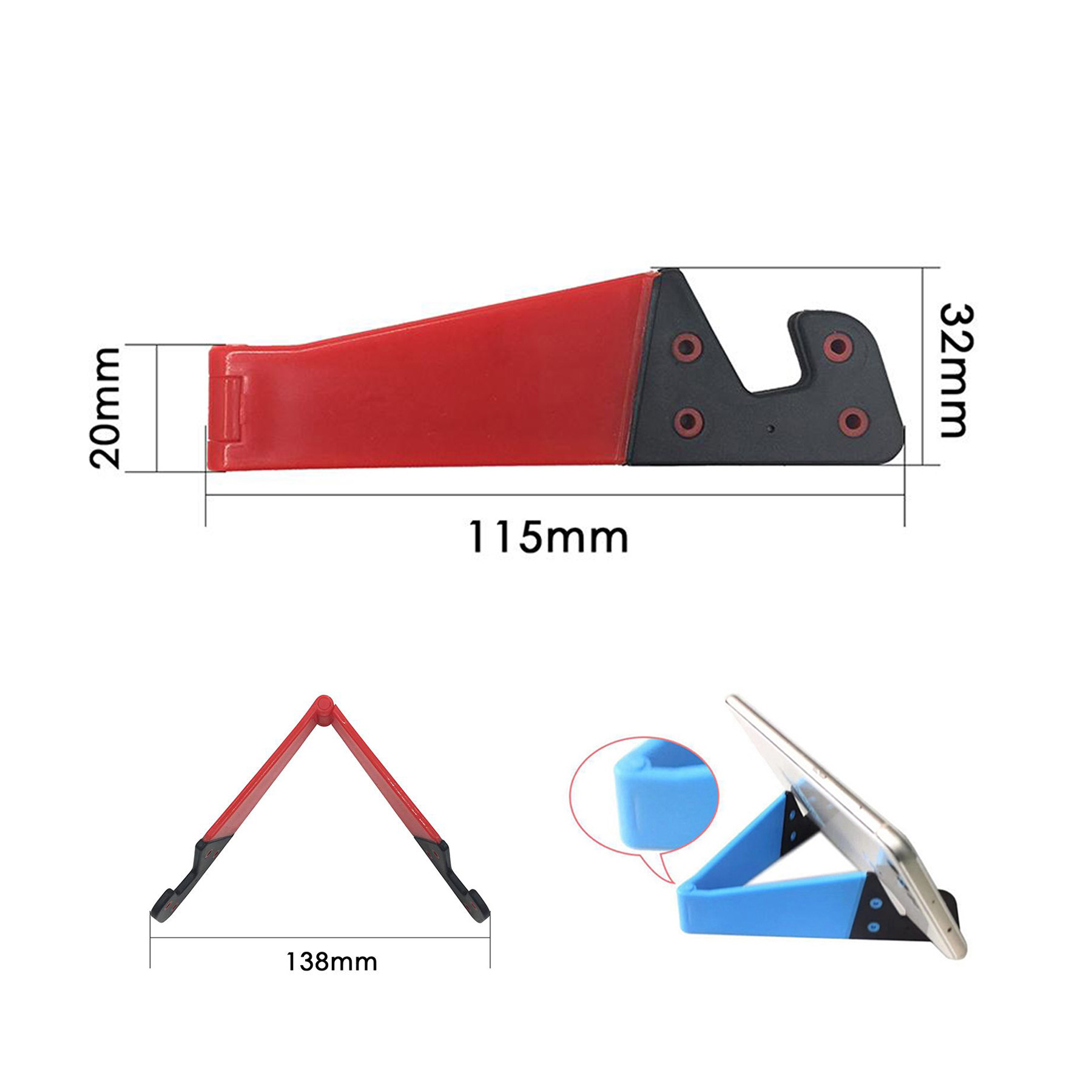 Foldable V Model Mobile Phone Holder 1